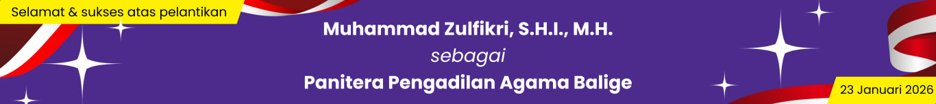 Ucapan panitera pa balige 2026